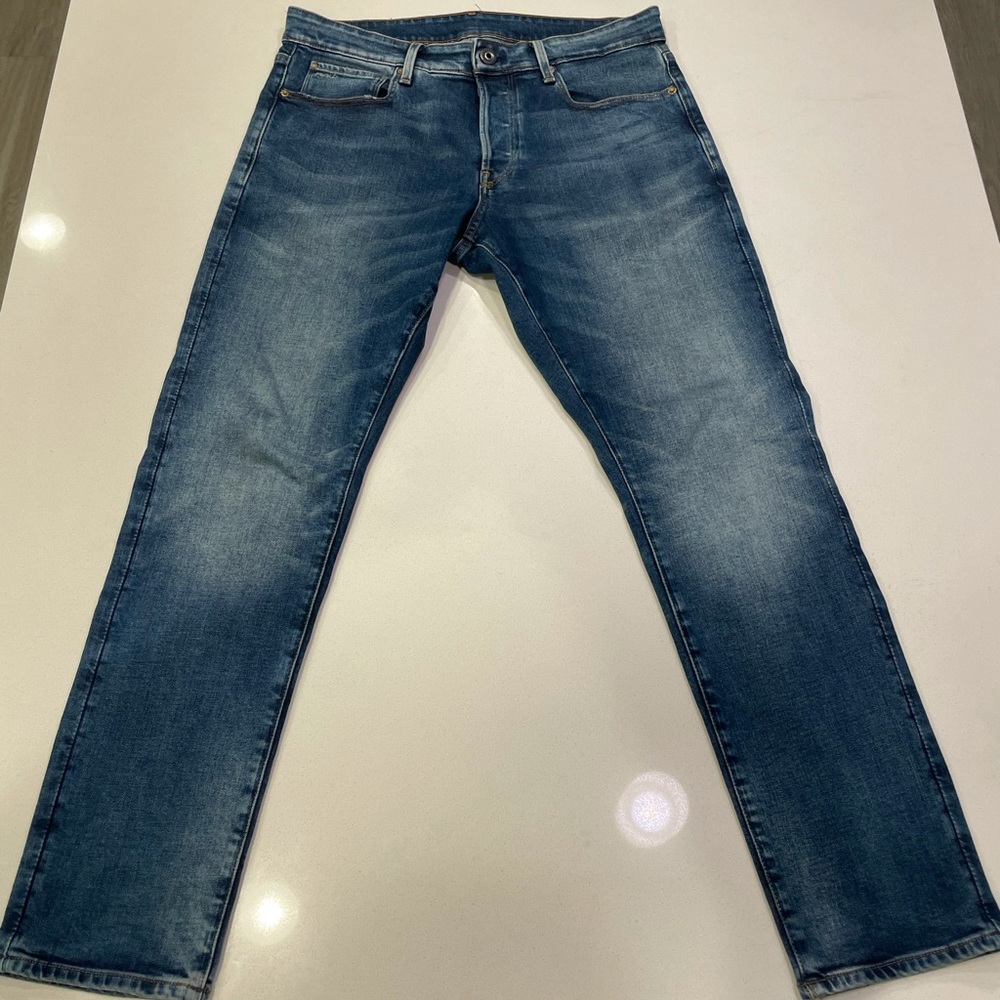 G-Star raw denim jeans 3301 straight tapered model